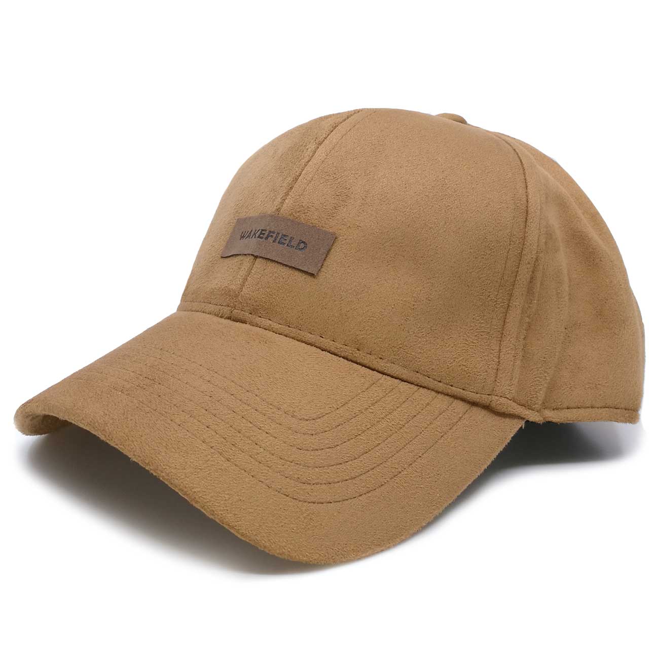 camel suede hat